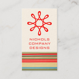 Tarjetas de visita clásicas Stripes