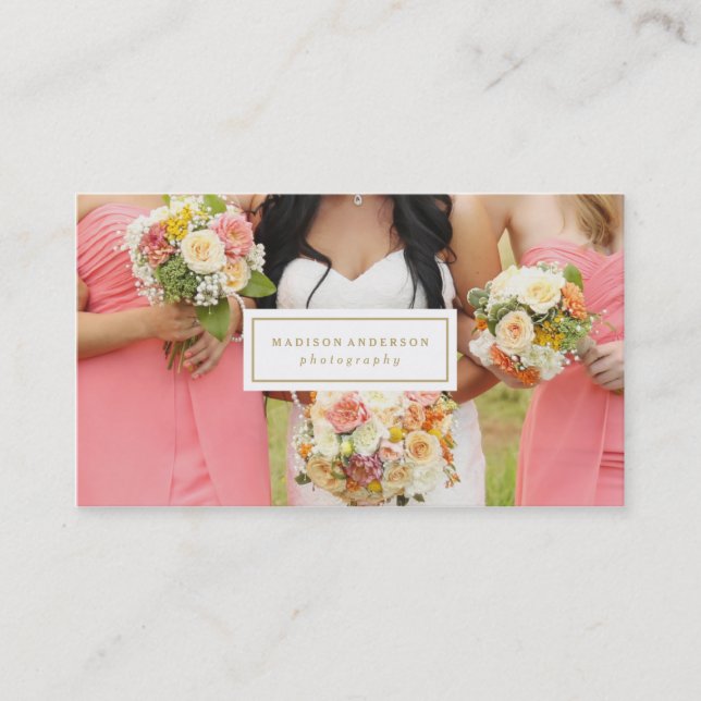 Tarjetas de visita clásicas y limpias del | (Anverso)