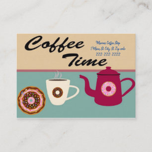 Tarjetas de visita, Coffee Shop