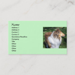 Tarjetas de visita COLLIE Lovers - *Personalizar*