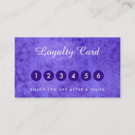 Tarjetas de visita color azul violeta