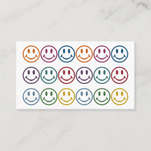 Tarjetas de visita coloridas