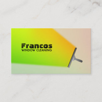 Tarjetas de visita comerciales de la limpieza