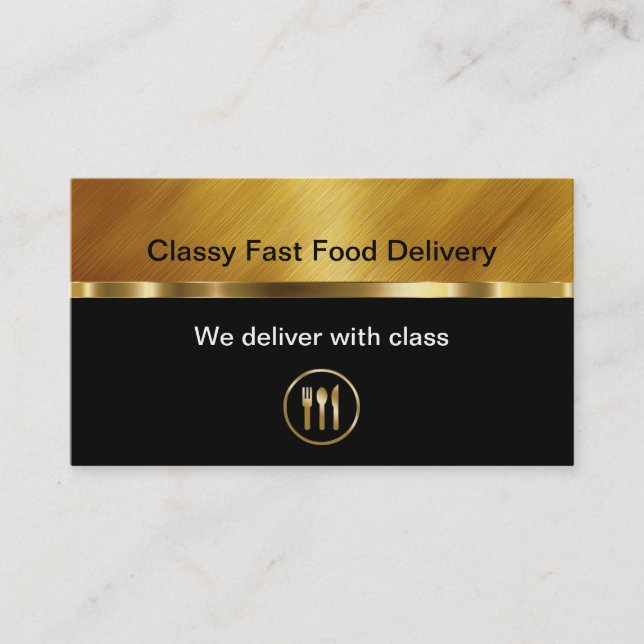 Tarjetas de visita con clase de la entrega de la (Anverso)