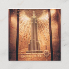 Tarjetas de visita con diseño Empire State