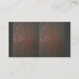 Tarjetas de visita con el diseño de madera de la