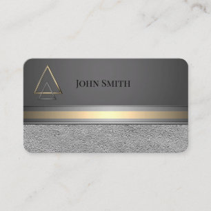 Tarjetas de visita con el logotipo "Gray Silver Go