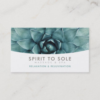 Tarjetas de visita con lemas de Spa