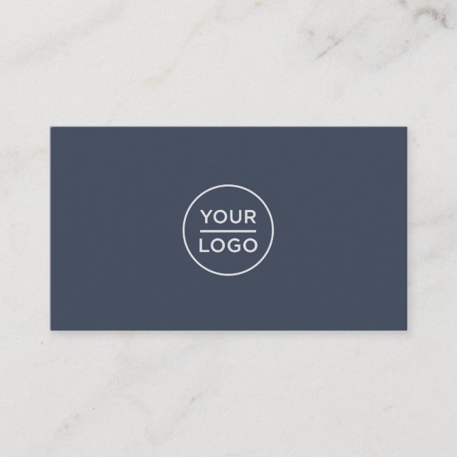 tarjetas de visita con logotipo de personalizado - (Anverso)