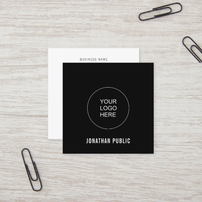 Tarjetas de visita con plantilla elegante en blanc (Anverso/Reverso In Situ)