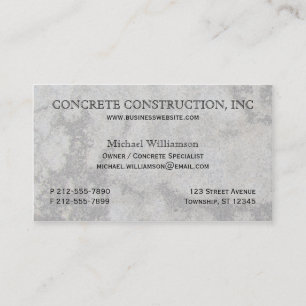Tarjetas de visita concretas del especialista