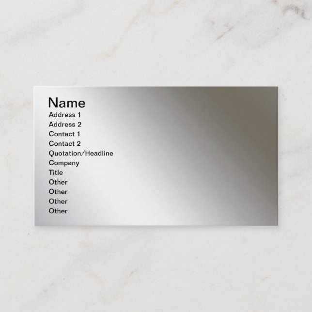 Tarjetas de visita corporativa profesionales (Anverso)
