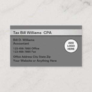 Tarjetas de visita CPA de Tax Accountability