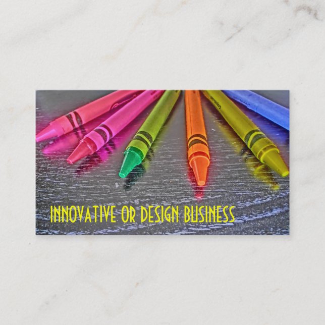 Tarjetas de visita creativas de personalizable cra (Anverso)