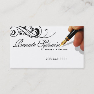 Tarjetas de visita creativas elegantes del