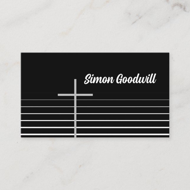 Tarjetas de visita cristiana (Anverso)