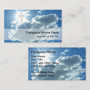 Tarjetas de visita cristiana
