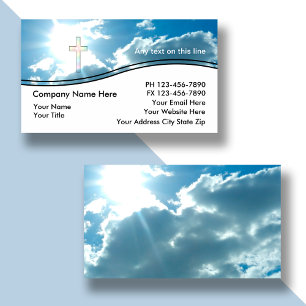 Tarjetas de visita cristiana