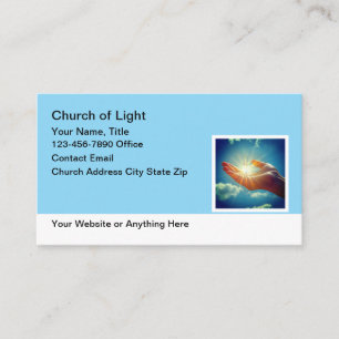 Tarjetas de visita cristiana