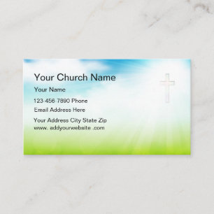 Tarjetas de visita cristianas