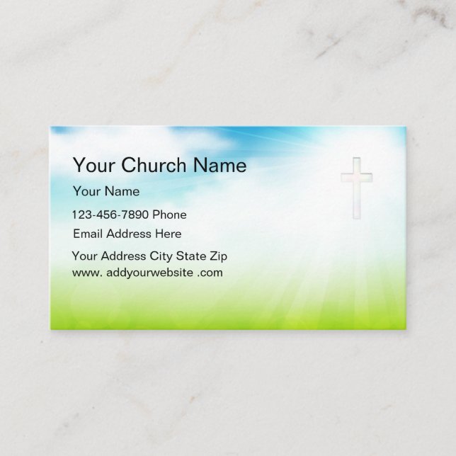 Tarjetas de visita cristianas (Anverso)
