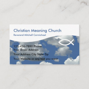 Tarjetas de visita cristianas