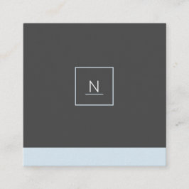 Tarjetas de visita cuadradas elegantes en colores