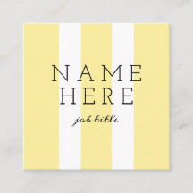 Tarjetas de visita cuadradas minimalistas modernas