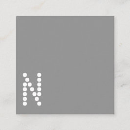 Tarjetas de visita cuadradas profesionales