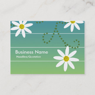 Tarjetas de visita Daisies Chubby