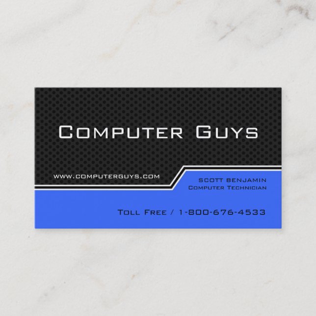 Tarjetas de visita de alta tecnología (Anverso)