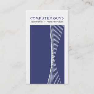 Tarjetas de visita de alta tecnología modernas