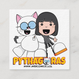 Tarjetas de visita de Anne y de Pitágoras