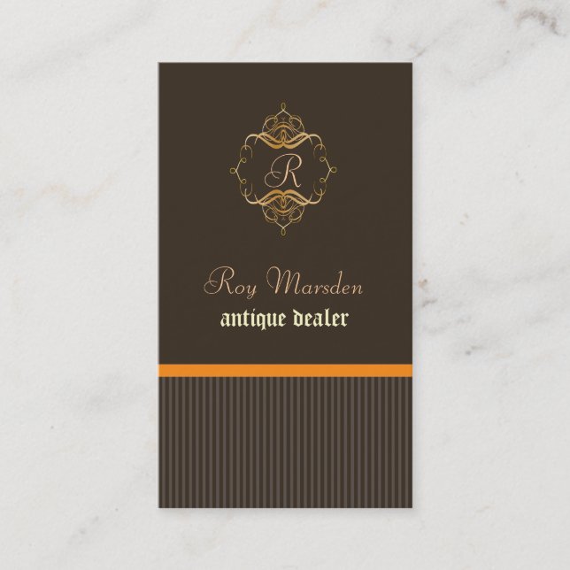 Tarjetas de visita de anticuarios (Anverso)