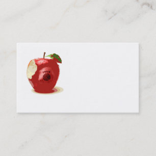 Tarjetas de visita de Apple del comodín