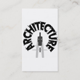 Tarjetas de visita de arquitecto de arquitectura m