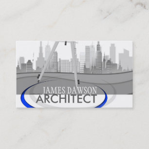 Tarjetas de visita de arquitecto de arquitectura m
