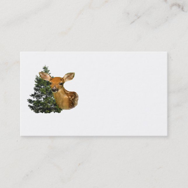 Tarjetas de visita de arte Baby Deer (Anverso)