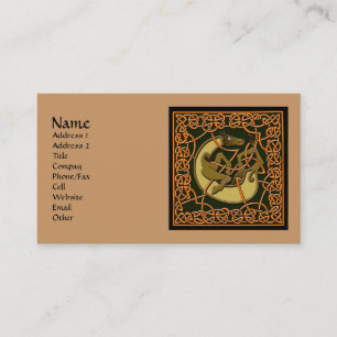 Tarjetas de visita de arte celta Personalizable