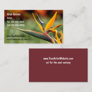 Tarjetas de visita de artistas