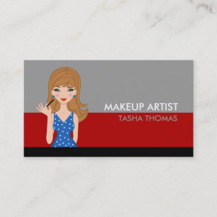 Tarjetas de visita de artistas de maquillaje