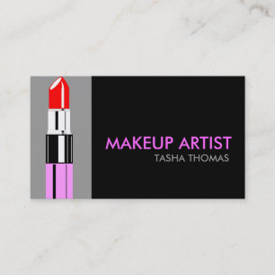 Tarjetas de visita de artistas de maquillaje