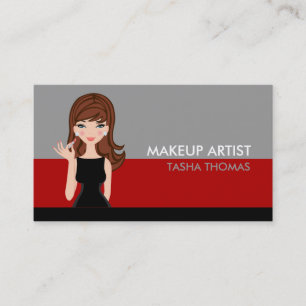 Tarjetas de visita de artistas de maquillaje