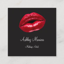Tarjetas de visita de artistas de maquillaje de be