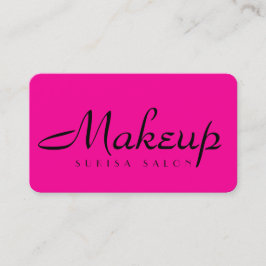 Tarjetas de visita de artistas de maquillaje de co