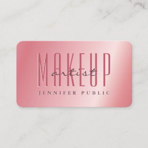 Tarjetas de visita de artistas de maquillaje Elega