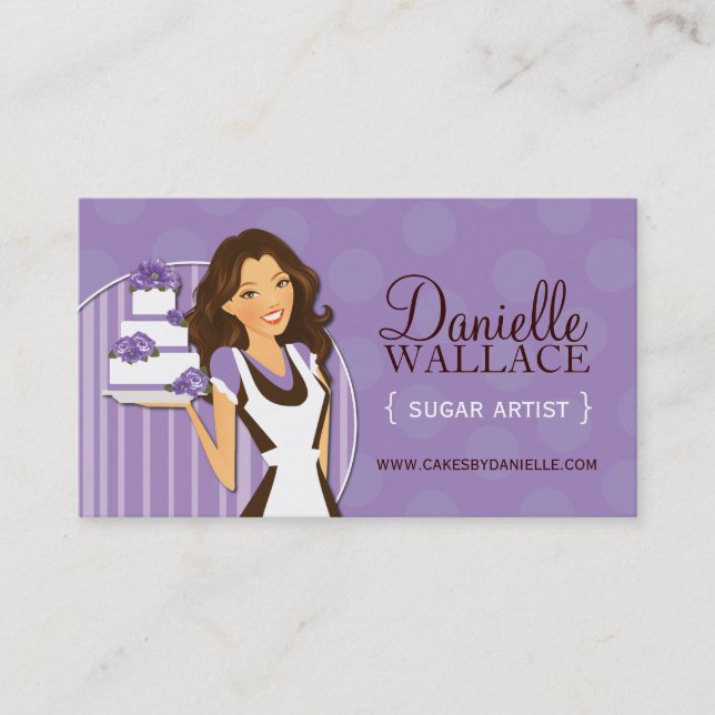 Tarjetas de visita de artistas del azúcar (Anverso)