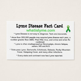 Tarjetas de visita de atención de la enfermedad de