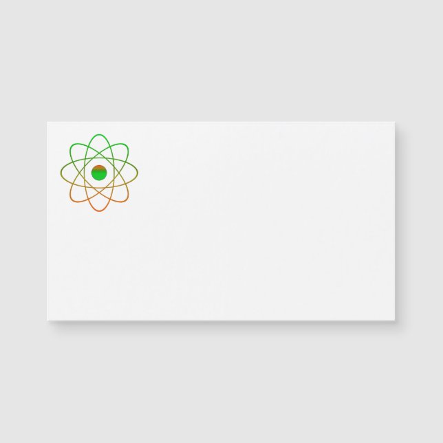 Tarjetas de visita de átomo (Anverso)