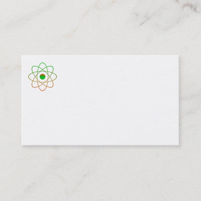Tarjetas de visita de átomo (Anverso)